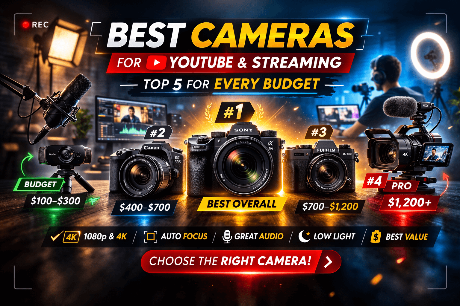 The Best Cameras to Start Your YouTube Journey: Budget, Quality, and Ease of Use