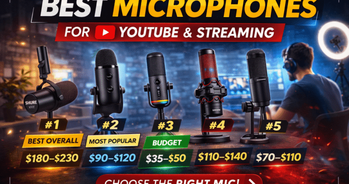 Top 5 Microphones for Beginner Streamers and YouTubers