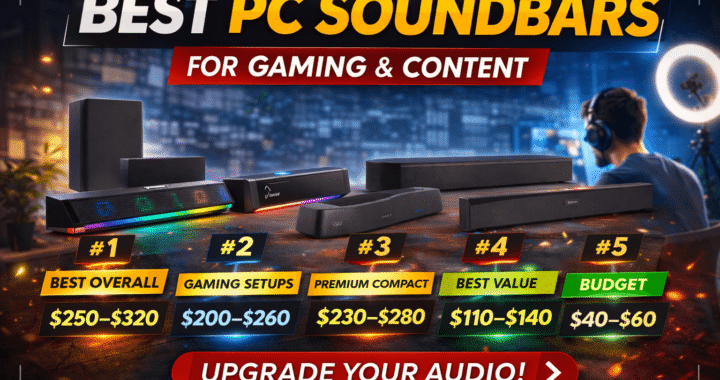 Top 10 Sound Bars for Computer Use: Best Picks for Gaming and Content